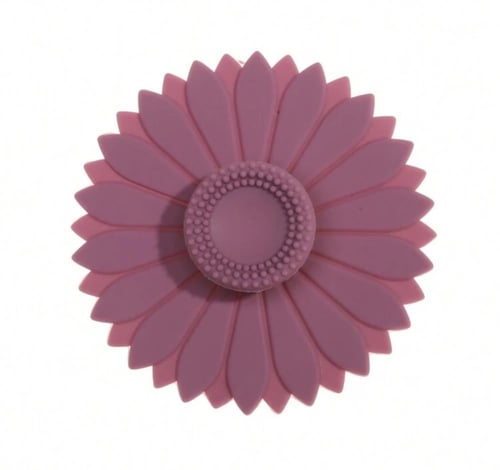 غطاء كوب سيلكون لون ارجواني