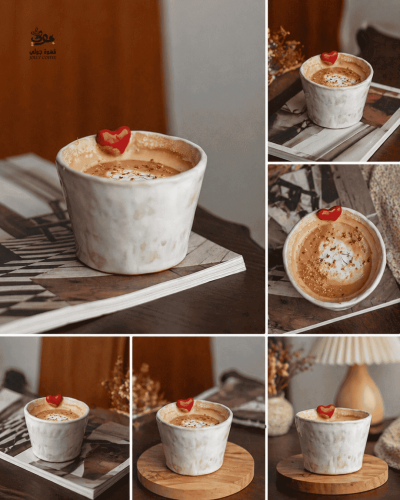 كوب قلب دافئ
