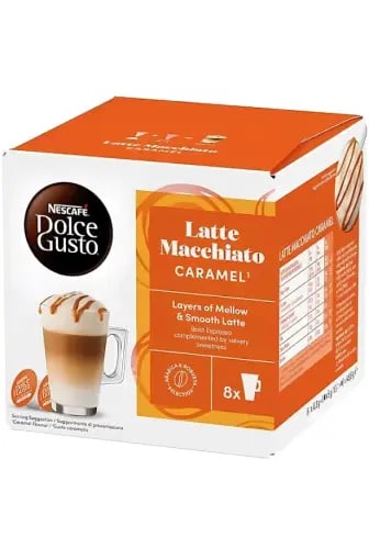 كبسولات دولتشي قوستو لاتيه كراميل