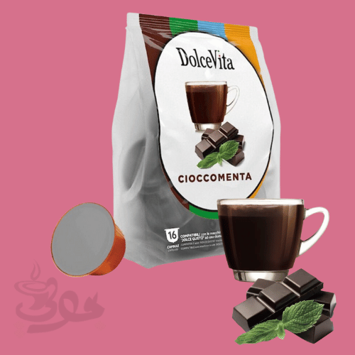 كبسولات دولتشي فيتا قهوةالشكولاتةوالنعناع