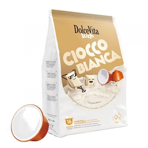كبسولات دولتشي فيتا وايت شوكلت