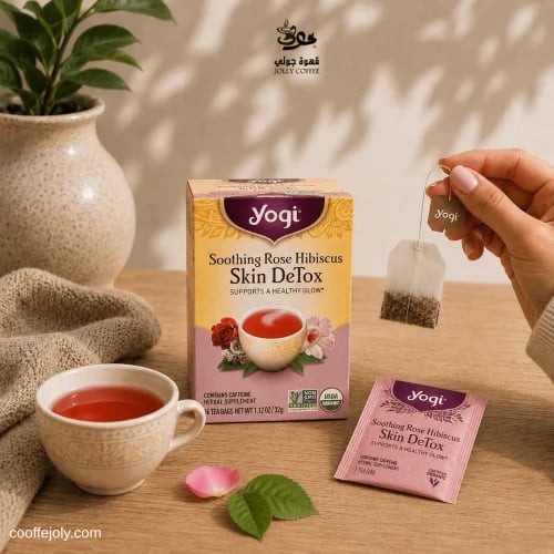 Hibiscus tea and rose petals
