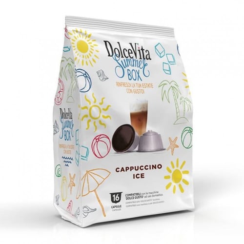 كبسولات دولتشي قوستو ‏Vita كابتشينو بارد