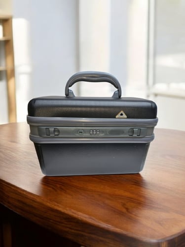 شنطة مجوهرات وذهب فايبر بقفل مقاس 12