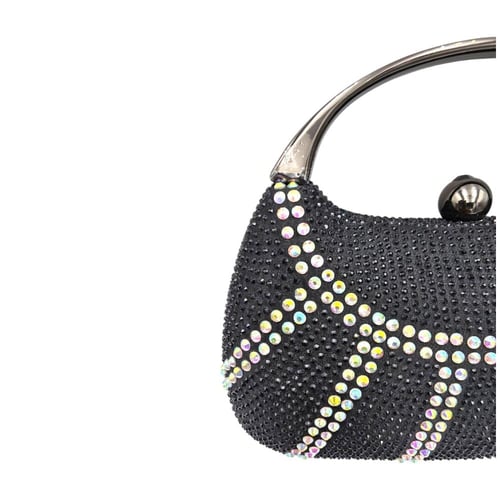 حقيبة سهرة حجم مناسب مع سير طويل