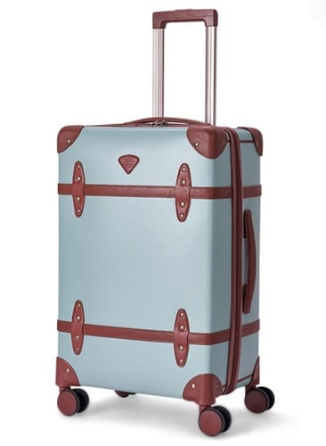 طقم شنط سفر فايبر بتصميم أسطواني