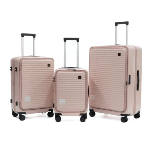 طقم سفر 3 قطع مصنوعه من فليجر بفتحة أمامية