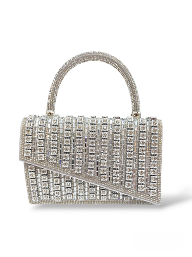 حقيبة سهرة لامعة زركون