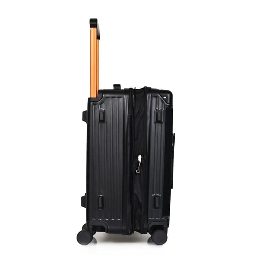 مورانو شنط سفر فايبر 20 أنش كبينة الطائرة أسود