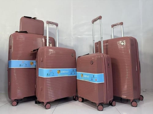 شنط سفر خمس قطع احجام كبيره انيقه