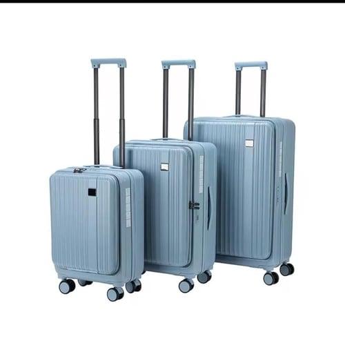 طقم شنط سفر 3 قطع مصنوع من مادة ABS