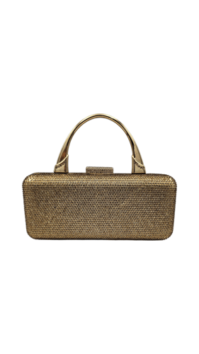 شنطة كلاتش بسلسلة وتزيينات من ساشا