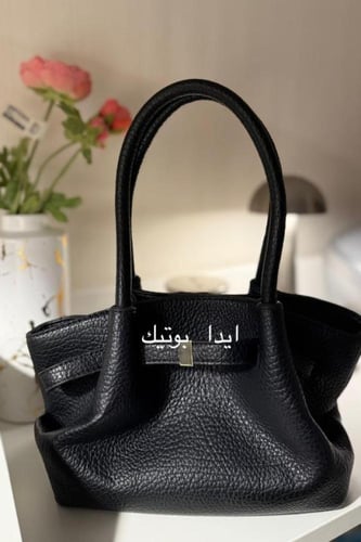 حقيبة يد بإبزيم حزام بلوری