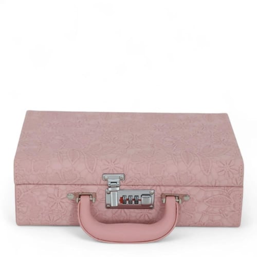 شنطه اكسسوارات على شكل مستطيل مغطاه بالجلد عالي ال...