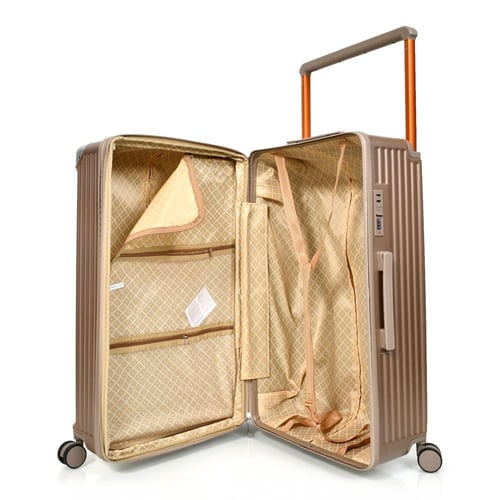 حقائب سفر فايبر 3 قطع (Rose gold)