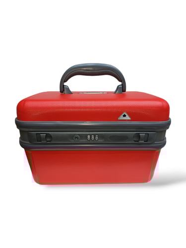 شنطة مجوهرات وذهب فايبر بقفل مقاس 12