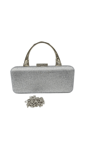 شنطة كلاتش بسلسلة وتزيينات من ساشا