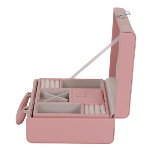 شنطه اكسسوارات على شكل مستطيل مغطاه بالجلد عالي ال...