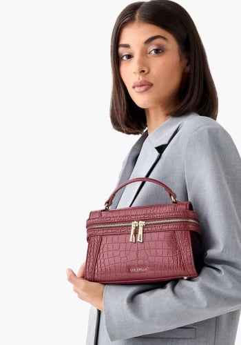 حقيبة كروس بودي كريسبيلا المزخرفة بحزام قابل للفصل...