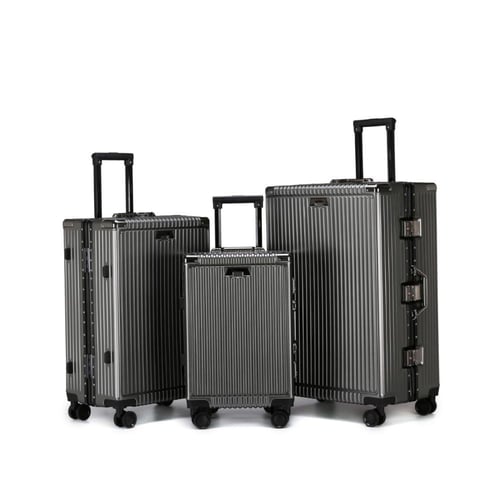 طقم سفر 3 قطع ألمنيوم – حقائب القنصل – تصميم أنيق...