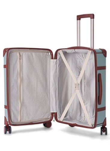 طقم شنط سفر فايبر بتصميم أسطواني