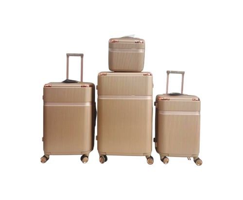 حقائب سفر ودبش فايبر 4قطع