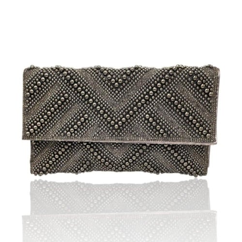 حقيبة سهرة يد مزخرفه مقاس وسط