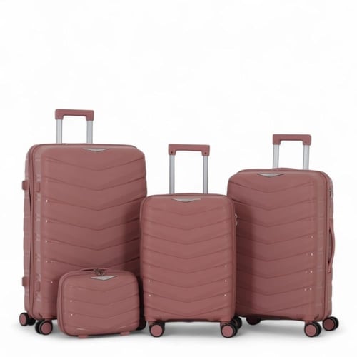 طقم شنط سفر ضد الكسر 4 قطع