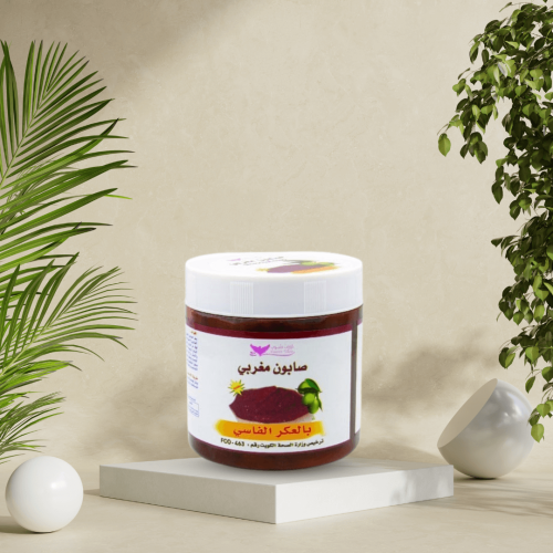 صابون مغربي بالعكر الفاسي 450 جم