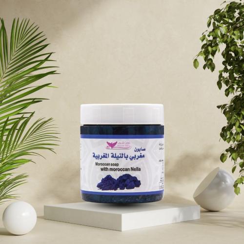 صابون مغربي بالنيلة المغربية 450 جم