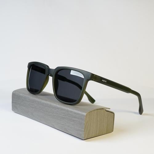 Men's polarized sunglasses frameless brown color – MIEIVC | Gold details | UV400