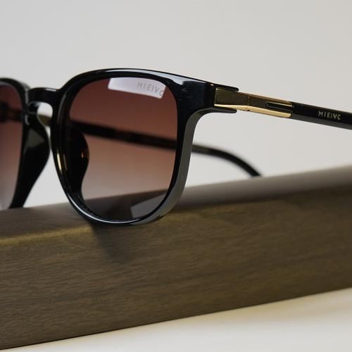Men's sunglasses Wavier polarized matte brown – MIEIVC | UV400 protection