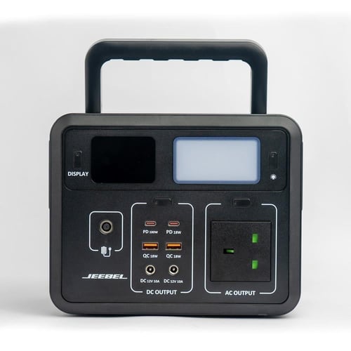 محطة طاقة محمولة JEEBEL - بطارية LiFePo4 بسعة 32 ف...