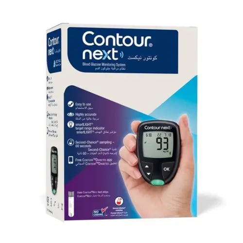 جهاز قياس السكر Contour Next ( بدون شرائط)