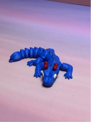 Small dragon 10cm - blue