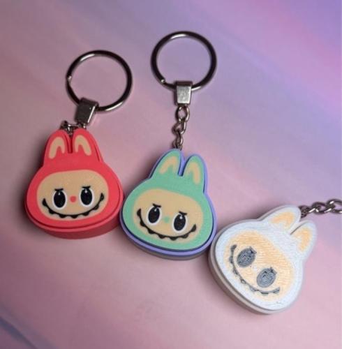 Labubu clicker keychain سلسله مفاتيح لابويو
