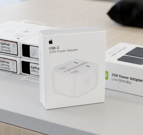 رأس شاحن أبل (Apple) بقوة 20 واط - منفذ USB-C