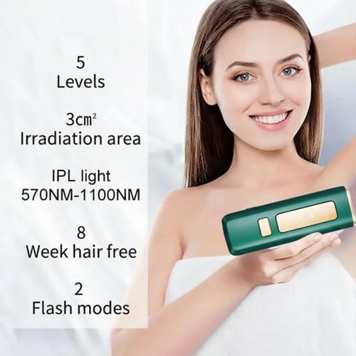 جهاز إزالة الشعر بالليزر بالتبريد الحديث مع عدد بل...