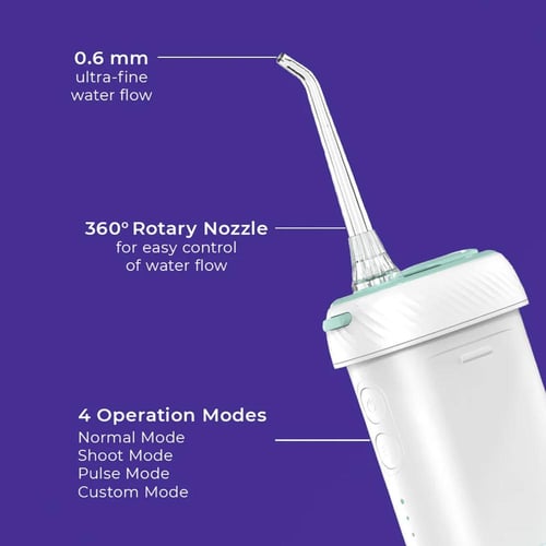 جهاز تنظيف الأسنان بالماء المحمول القابل لإعادة ال...