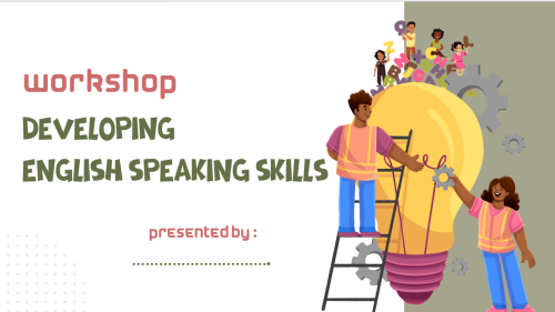 بكج ورشة عمل DEVOLOPING ENGLISH SPEAKING SKILLS