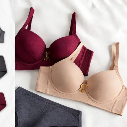 طقم نسائي سنتيان مع كلوت (6 نص درزن) خامه عالية