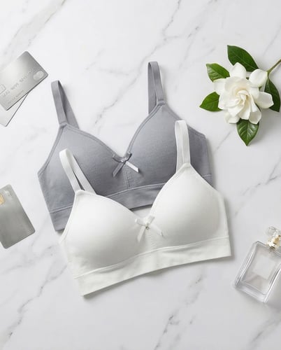 سنتيان نسائي بدون حشوة – قطن ناعم ومريح