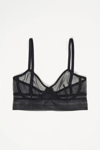 حمالة صدر Bare Underwire Full Cup أسود - دعم وراحة...