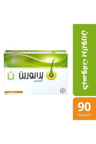 كبسولات برايورين فيتامين للشعر، حبوب Priorin لإصلا...
