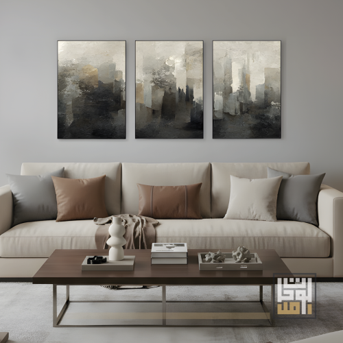 لوحه ثلاثية / ضباب المدينة