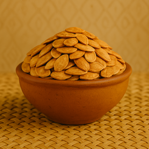 White smoked pumpkin seed
