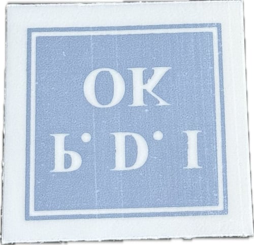 استكر OK أسود