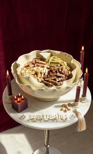 نوغا اغصان الطازجة