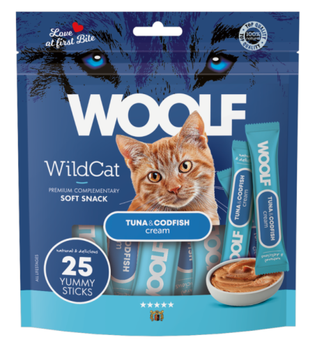 مكافات وولف woolf wildcat كريمي بنكهة تونا و سمك ا...