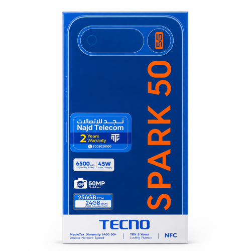 تكنو SPARK 50 5G / TECNO SPARK 50 5G 256GB 24GB RA...